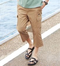 「＜フィラ＞キシリトール７分丈カーゴパンツ（メンズハーフパンツ）」