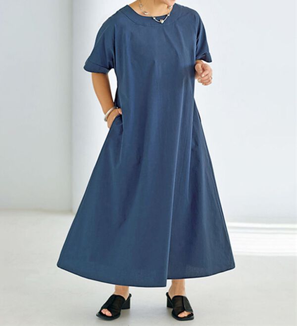 BELLUNA（ベルーナ）の「【小柄さん用】前後２Ｗａｙサマーワンピース（その他ワンピース）」｜詳細画像