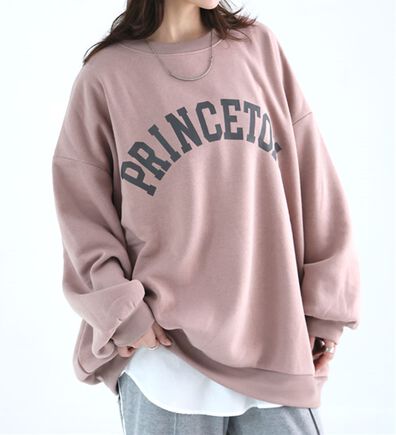 A HAPPY MARILYN（アハッピーマリリン）の「【Ｌ～８Ｌ】【ハピぽか裏起毛】２デザインから選べるロゴトレーナー 毛玉になりにくい（トレーナー・スウェット）」