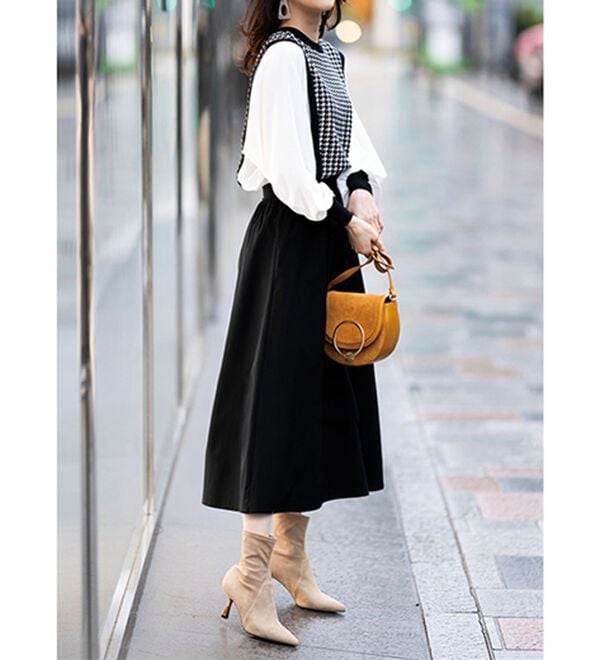 RANAN（ラナン）の「重ね着風ドッキングワンピース（ドッキングワンピース）」｜詳細画像