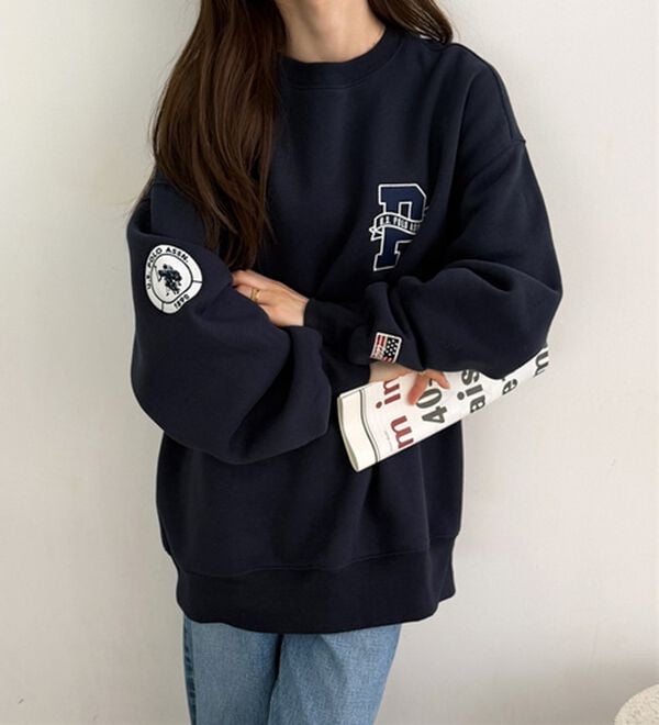 GeeRA（ジーラ）の「【U.S.POLOASSN.】オーバーサイズワッペンスウェット（トレーナー・スウェット）」｜詳細画像