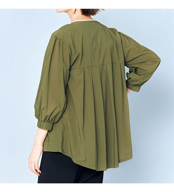 VINNO（ヴィノ）の「袖ボリュームデザインはっ水ブルゾン（ブルゾン）」｜詳細画像