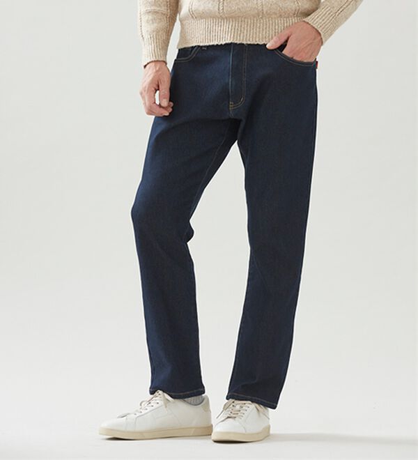 「＜ホカロン＞ポカポカ快適ジーンズ（メンズデニムパンツ）」｜詳細画像