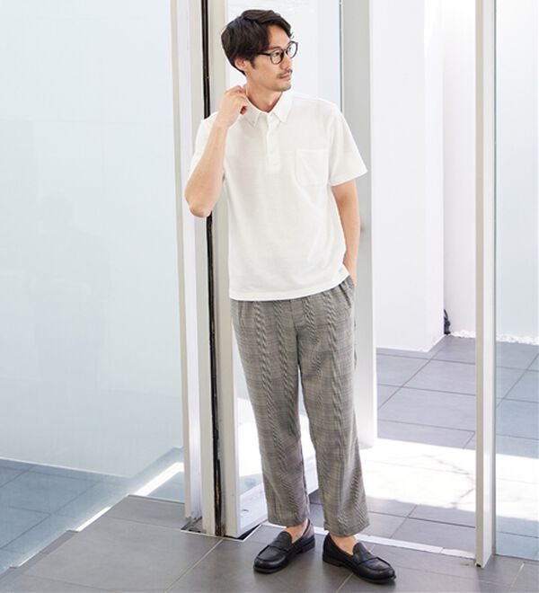 REMEN'S（リメンズ）の「【接触冷感・吸水速乾付】ボタンダウンポロシャツ（メンズシャツ）」｜詳細画像