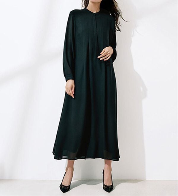 RANAN（ラナン）の「洗える！バックプリーツワンピース（ブラックフォーマル（喪服・礼服））」｜詳細画像