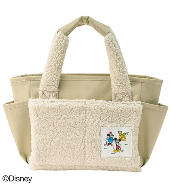 BELLUNA（ベルーナ）の「【Ｄｉｓｎｅｙ】ボア切替カートバッグ（ハンドバッグ）」｜詳細画像