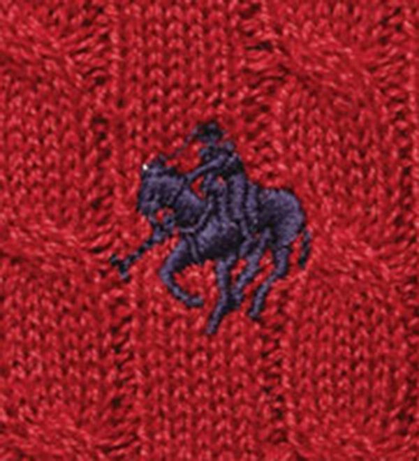 BELLUNA（ベルーナ）の「【ＰＯＬＯ　ＢＣＳ】ケーブル５分袖セーター（ニット・セーター）」｜詳細画像