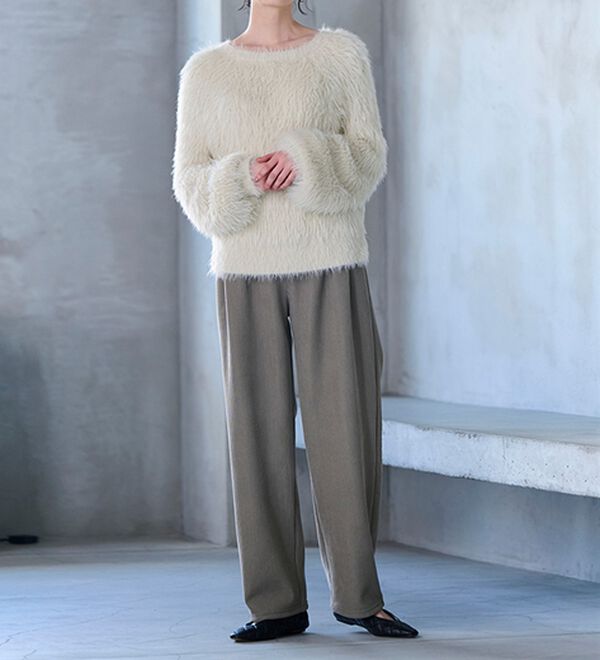 RANAN（ラナン）の「ロングフェザーシャギーニット（ニット・セーター）」｜詳細画像