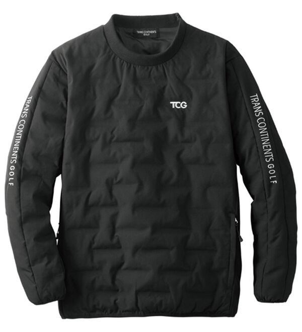 「＜トランスコンチネンツゴルフ＞ラウンドに便利な中わたシェルジャケット（メンズジャケット）」｜ブラック