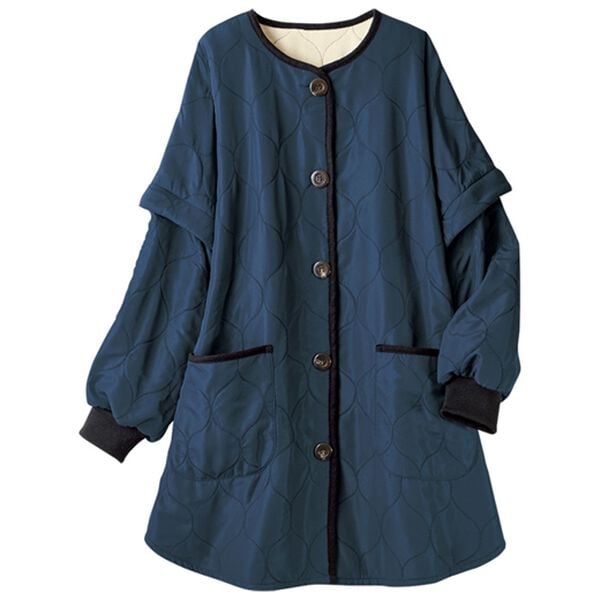 ルフラン（ルフラン）の「【２色組】ちょっと便利な２ｗａｙあったかかっぽう（パジャマ・ルームウェア）」｜詳細画像