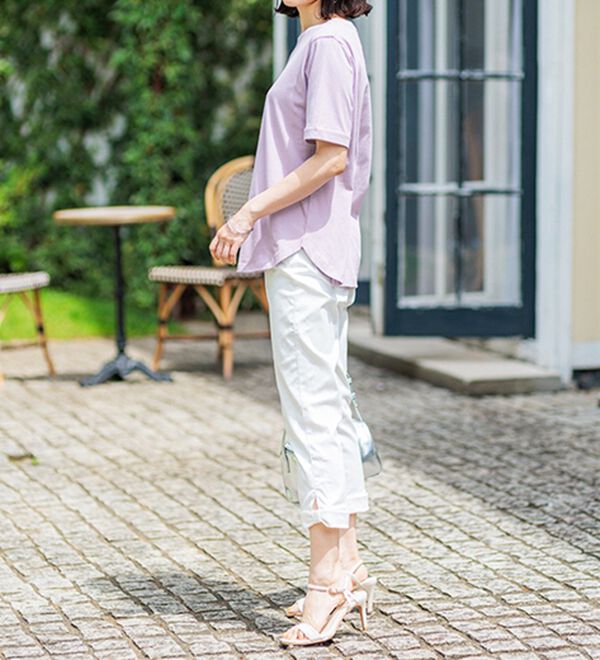 BELLUNA（ベルーナ）の「ヒンヤリ！着映えプリントプルオーバー（カットソー）」｜詳細画像