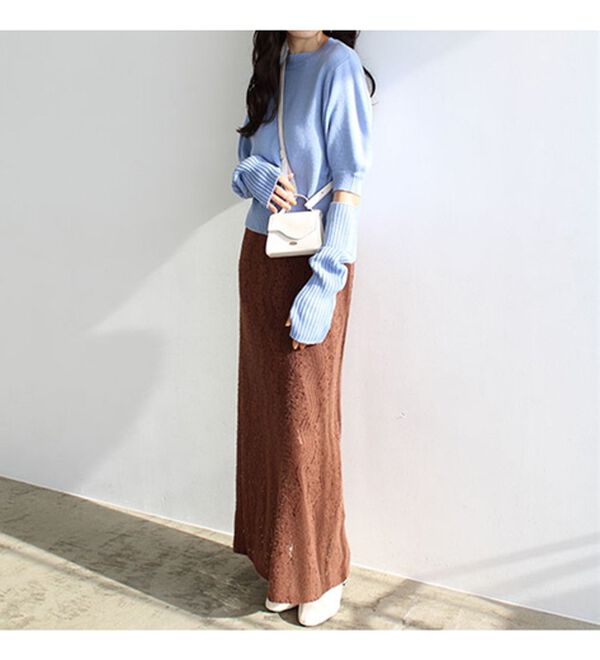 GeeRA（ジーラ）の「マルチウェイアームウォーマー付ニットカーディガン（ニットカーディガン）」｜詳細画像