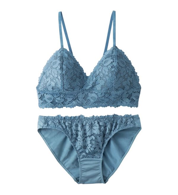 YU'NOW（ユナウ）の「レーシーブラレット＆ショーツセット（ブラジャー＆ショーツセット）」｜詳細画像