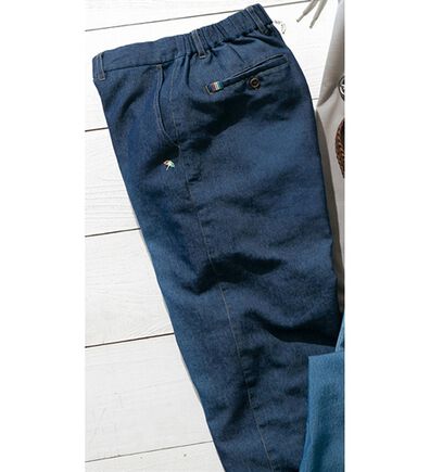 「＜アーノルド　パーマー＞空気通るさらさらメッシュデニム（メンズデニムパンツ）」