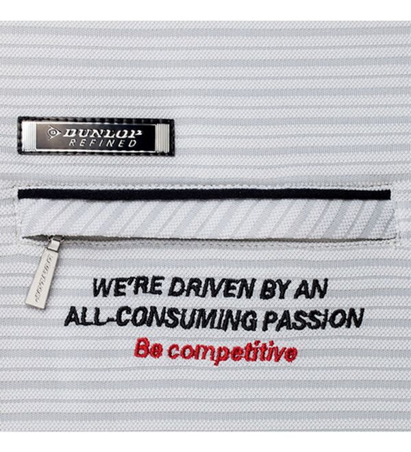 「【３色組】＜ダンロップ・リファインド＞シャドーボーダーエレガントシャツ（メンズカットソー）」｜詳細画像