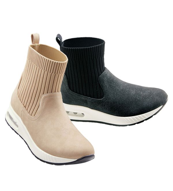 BELLUNA（ベルーナ）の「４Ｅエアソールニットブーツ（ブーツ）」｜詳細画像