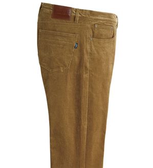 「まるごとのびのびコーデュロイパンツ（メンズフルレングスパンツ）」｜キャメル