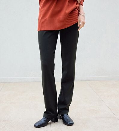 BELLUNA（ベルーナ）の「【裏起毛有無】ジャストフィットらくらくパンツ（フルレングスパンツ）」