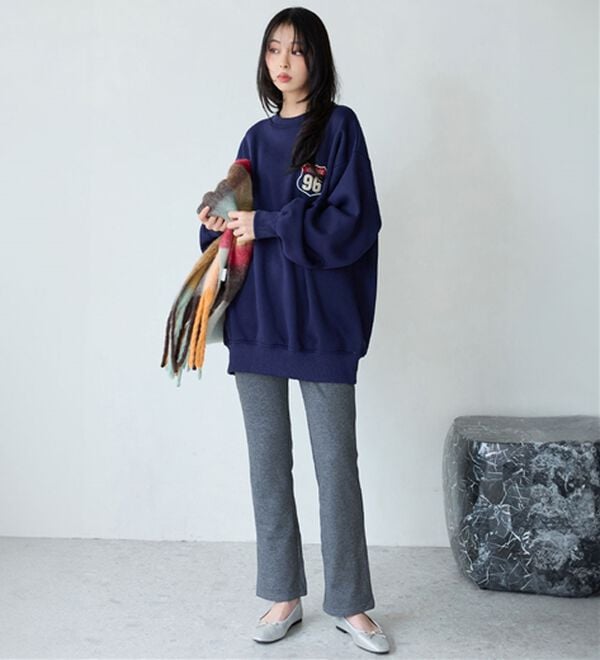 BELLUNA（ベルーナ）の「まるではく毛布！静電防止付裏ファーイージーパンツ（フルレングスパンツ）」｜詳細画像