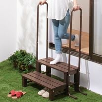 「アルミデッキ踏み台（エクステリア・屋外器具）」