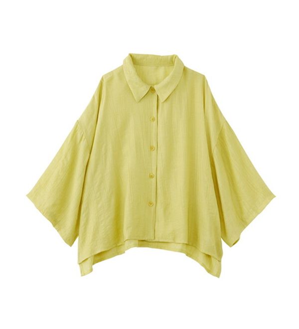 GeeRA（ジーラ）の「ワッシャーポプリンブラウス（ブラウス）」｜詳細画像