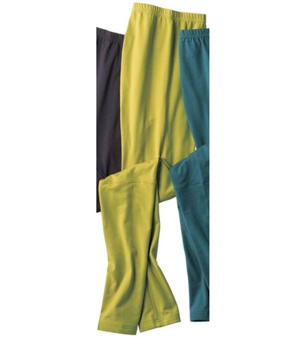 「こっそり足首あたためボトム（肌着・インナーウェア）」｜ライムグリーン