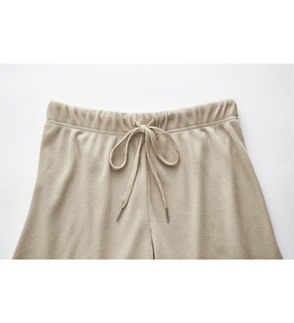 YU'NOW（ユナウ）の「ワッフルルームウェア３点セット（パジャマ・ルームウェア）」｜詳細画像