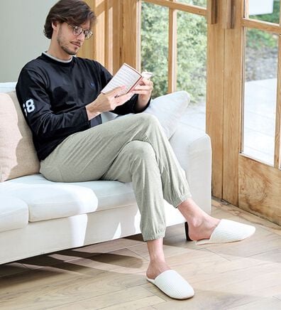 「＜ポロ・ビーシーエス＞綿１００％ブランド長袖パジャマ（メンズルームウェア）」