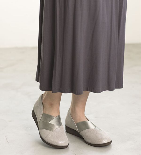 ルフラン（ルフラン）の「＜メディフィット＞５Ｅストレッチスリッポン（スリッポン）」｜詳細画像