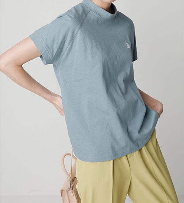 RANAN（ラナン）の「＜Ｕ.Ｓ.　ＰＯＬＯ ＡＳＳＮ.＞綿100％プチハイネックTシャツ（Tシャツ）」｜詳細画像