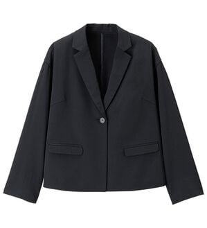 Viola e Viola（ヴィオラ エ ヴィオラ）の「６パターン選べる機能付スーツ＜洗える・防シワ・ストレッチ・抗菌防臭テープ・ＵＶカット＞（その他ワンピース）」｜ネイビー／テーラードジャケット