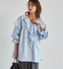 RANAN（ラナン）の「ビッグカラーフリルブラウス（ブラウス）」