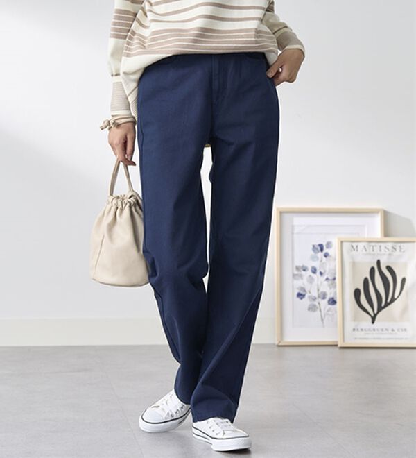 BELLUNA（ベルーナ）の「【ＰＯＬＯ　ＢＣＳ】綿チノパンツ（フルレングスパンツ）」｜詳細画像