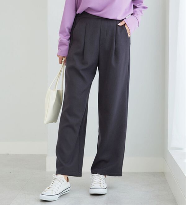 BELLUNA（ベルーナ）の「【2点セット】ウーリッシュ素材ビスチェセットアップ（セットアップ）」｜詳細画像