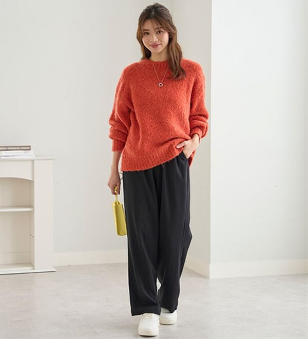 BELLUNA（ベルーナ）の「【メルティポンチ】ドレープイージーパンツ（ワイドパンツ・ガウチョ）」｜詳細画像