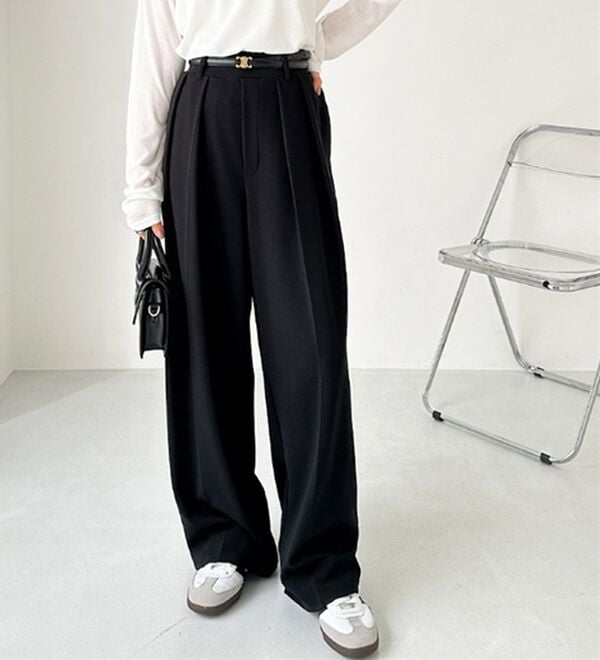 GeeRA（ジーラ）の「インタックスラックスワイドパンツ（フルレングスパンツ）」｜詳細画像