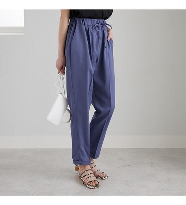 GeeRA（ジーラ）の「美脚とろみタックパンツ（フルレングスパンツ）」｜詳細画像