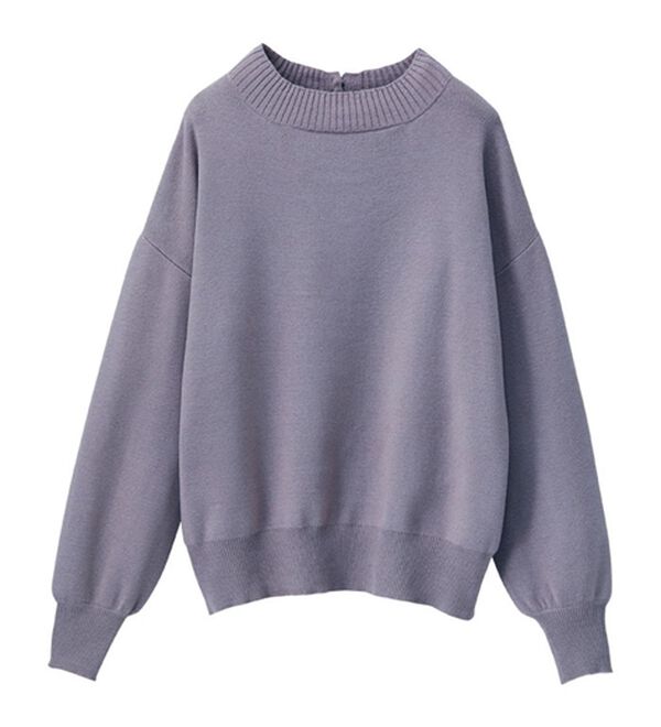 GeeRA（ジーラ）の「ボタン付モチモチニットトップス（ニット・セーター）」｜詳細画像