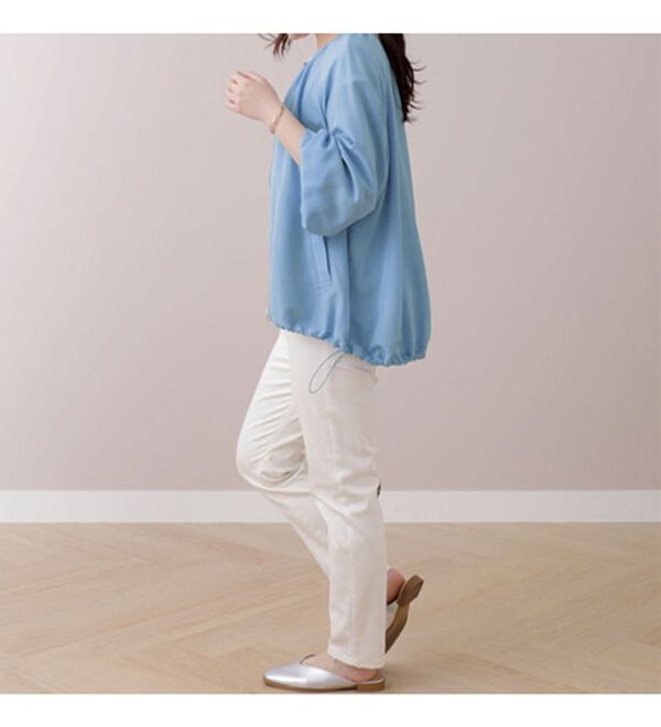 BELLUNA（ベルーナ）の「サテン素材ブルゾン（ブルゾン）」｜詳細画像