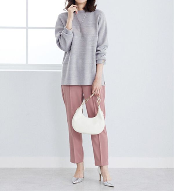 BELLUNA（ベルーナ）の「ラメ入りミラノリブニットプルオーバー（ニット・セーター）」｜詳細画像