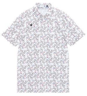 「＜ルコック＞モノグラム柄半袖シャツ（メンズシャツ）」｜詳細画像