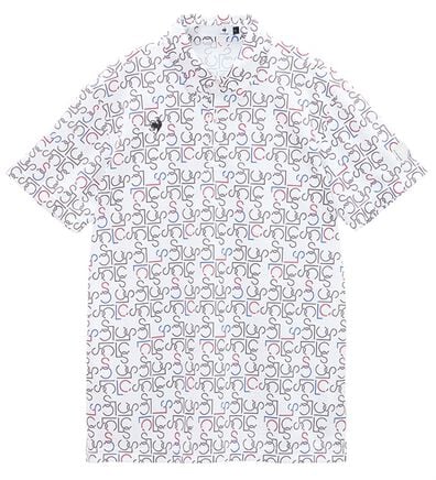 「＜ルコック＞モノグラム柄半袖シャツ（メンズシャツ）」