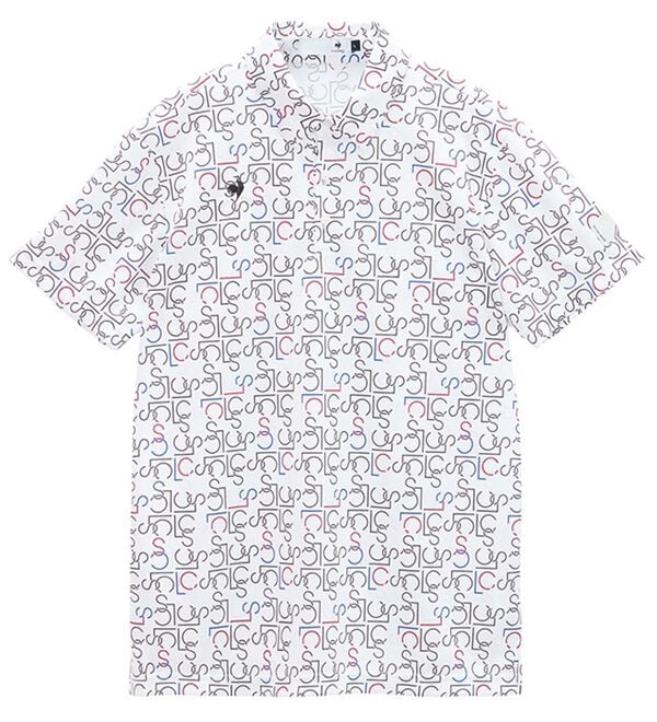 「＜ルコック＞モノグラム柄半袖シャツ（メンズシャツ）」｜詳細画像