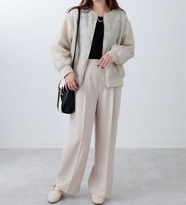 BELLUNA（ベルーナ）の「上品レース使いシアーブルゾン（ブルゾン）」｜詳細画像