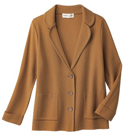 ルフラン（ルフラン）の「＜スタイルプリュ＞ウール混ミラノリブニットジャケット（その他ジャケット）」