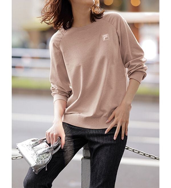 RANAN（ラナン）の「＜ＦＩＬＡ＞ギャザー使いニットプルオーバー（ニット・セーター）」｜詳細画像