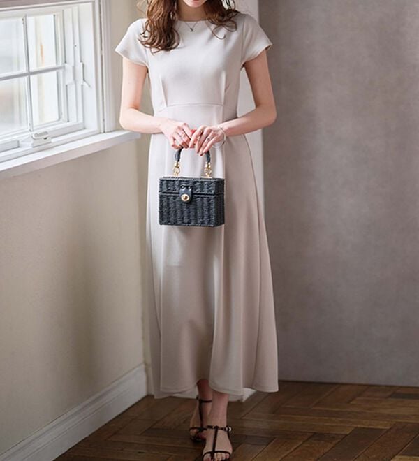 RANAN（ラナン）の「上品見えバックギャザーワンピース（その他ワンピース）」｜詳細画像