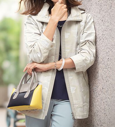 ルフラン（ルフラン）の「迷彩柄ジャカードブルゾン（ブルゾン）」