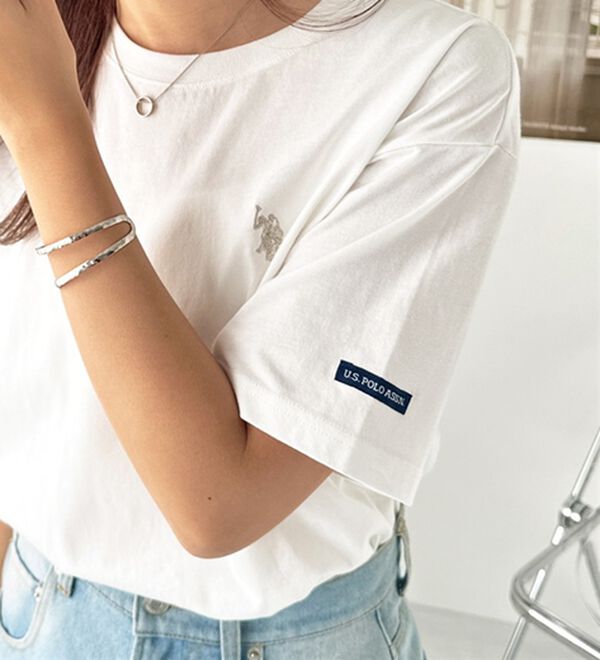 GeeRA（ジーラ）の「【Ｕ．Ｓ．　ＰＯＬＯ　ＡＳＳＮ．】カラーTシャツ（Tシャツ）」｜詳細画像