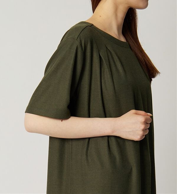 BELLUNA（ベルーナ）の「【接触冷感】かのこ素材タックデザインチュニックワンピース（その他ワンピース）」｜詳細画像
